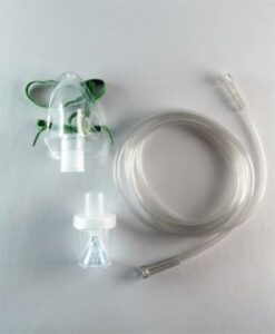 Complete Set: includes all essential components for efficient nebulisation therapy, including a mask and nebuliser set.