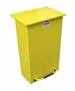 Clinical Waste Bin Yellow 50 litres