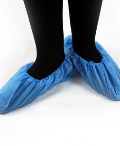 Overshoes Plastic Blue Pack 100