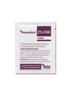 Prevantics PDI Chlorhexidine Alcohol Skin Wipe