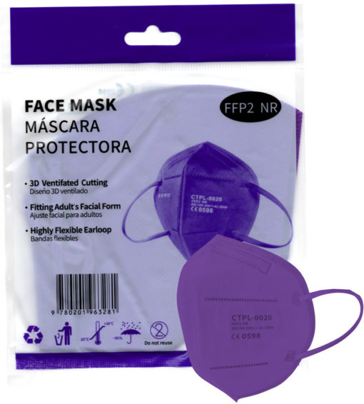 Face Mask FFP2 Purple