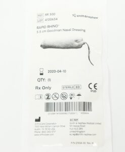 Rapid Rhino Gel Kit Nasal Pac RR500 Goodman Nasal Dressing 5.5cm