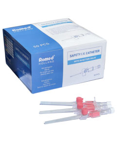 Romed I.V Safety Catheter with injection valve