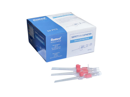 Romed I.V Safety Catheter with injection valve