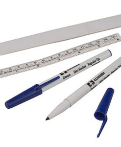 Devon Skin Marker with Regular Tip and separate ruler. Sterile.