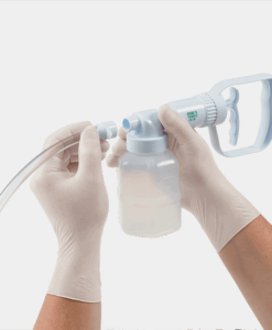 EVAC-S Single-Use Suction Device is a completely single use, manual, hand held suction device