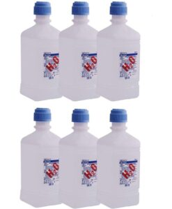 The Baxter Sterile Water can be used for irrigation purposes. The Sterile Water is available in a 1L bottle. Distilled water. Nonpyrogenic and hypotonic