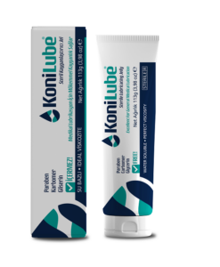 Konilube Sterile Lubricating Jelly is a water-soluble sterile lubricating gel
