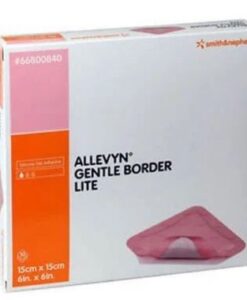 Allevyn Gentle Border Lite 15 x 15cm Box of 10